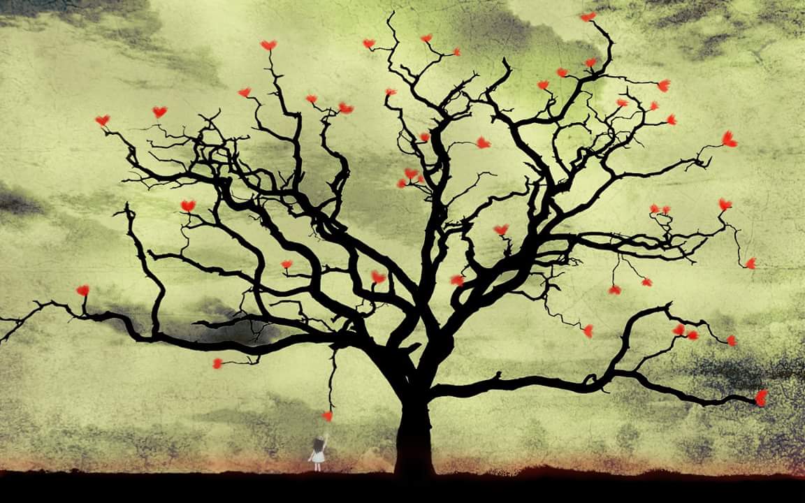 Tree with Hearts